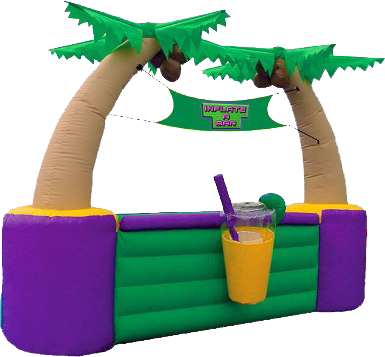 Great For Any Party - Inflatable Bar (385x357)