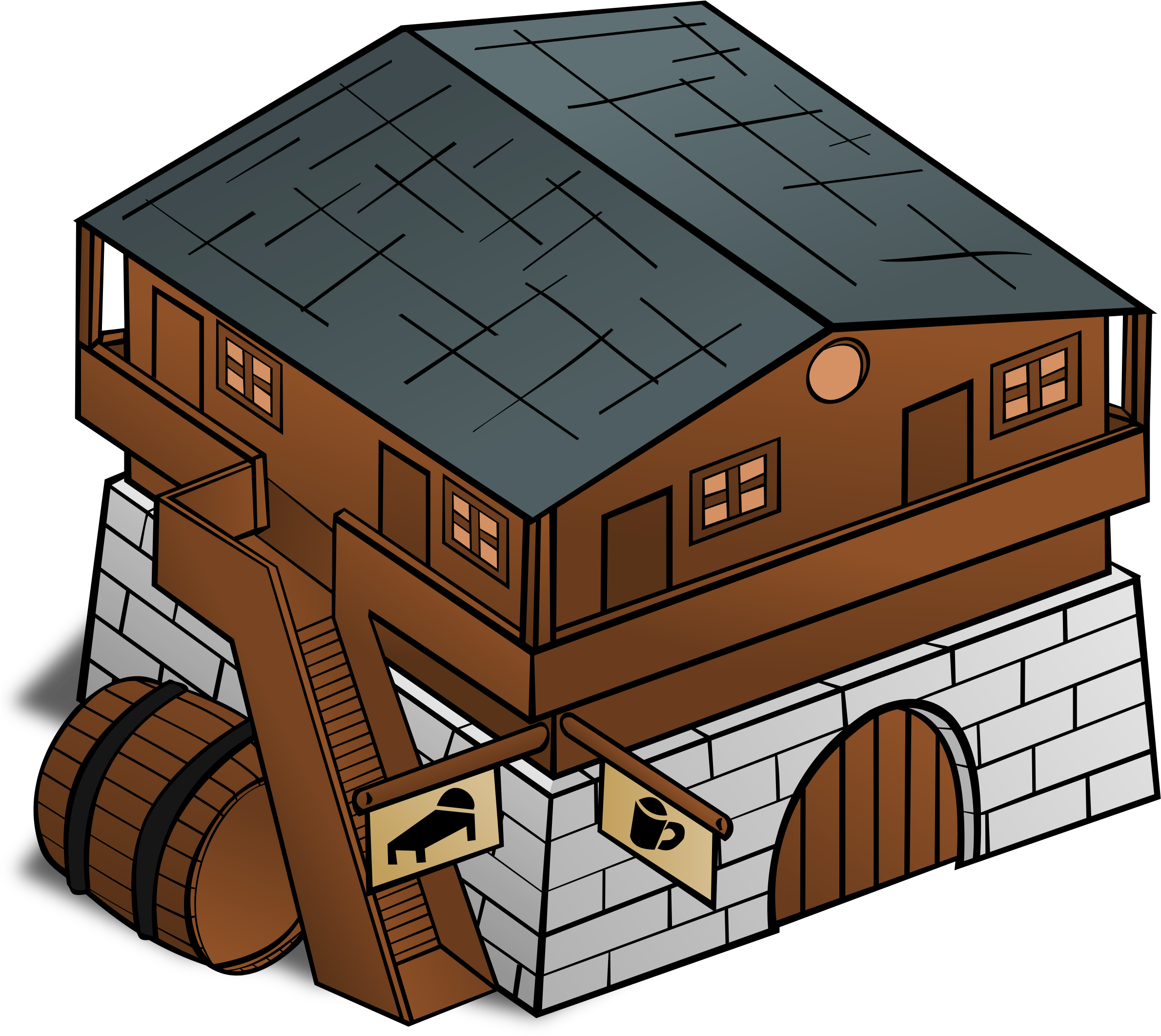 Google - Inn Clip Art (2400x2400)