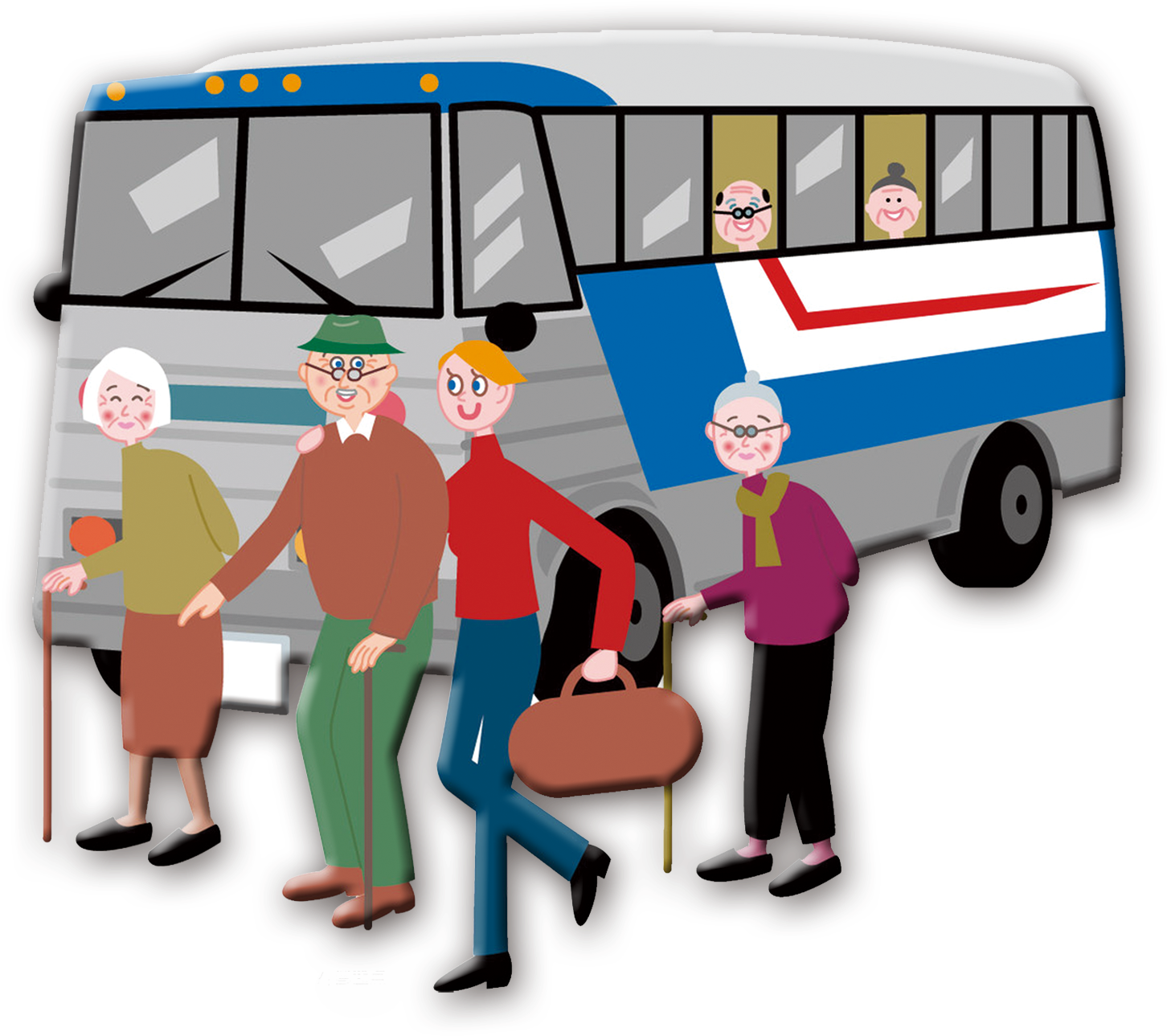Old Age Comics Illustration - Respeto A Los Ancianos (1526x1337)
