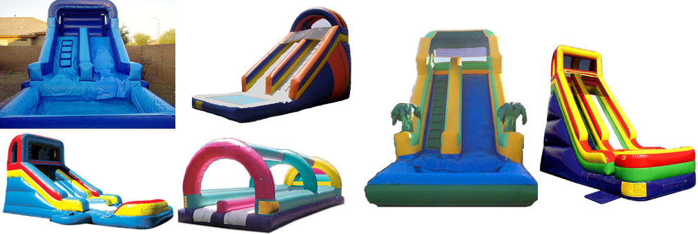Water Slides For Rent - Bounce Buy Slide N Splash Slide With Detachable Pool (1011x340)