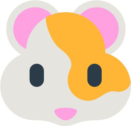 Face Clipart Hamster - Hamster Emoji Png (512x512)
