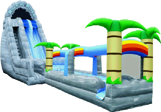 Inflatable Waterslides And Bounce House Waterslides - Bounce House Water Slides (560x698)
