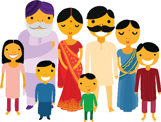 Library Clipart Family - Happy World Family Day 2018 (526x399)