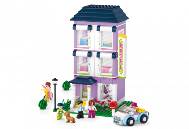 Sluban Building Blocks Girls Dream Serie Hotel (650x650)