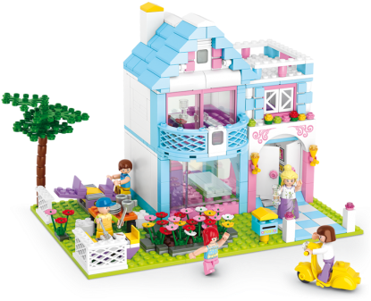 Sluban Family House M38-b0535 - Sluban Lego Girls Dream (500x343)