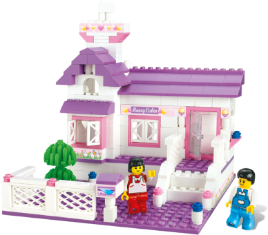 Sluban Girls Dream - Sluban Girls Dream Honey Cabin (500x343)
