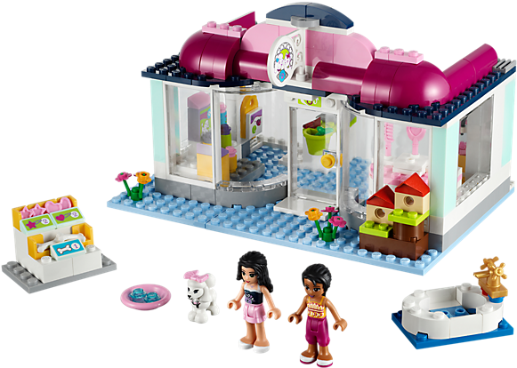 Pamper Every Pet At The Heartlake Pet Salon New "lego - Lego 41007 Friends Heartlake Pet Salon (600x450)