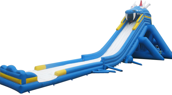 Hours Of Fun With A Bounce House Water Slide Combo - Buy Inflatable Water Slide (600x331)