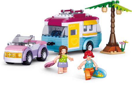 Girls Dream საზღვაო არდადაგები - Sluban Building Blocks Girl's Dream (500x500)