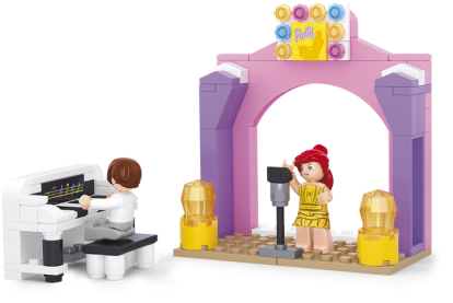 Explore Dream Music, Lego, And More - Sluban B0521 (500x343)