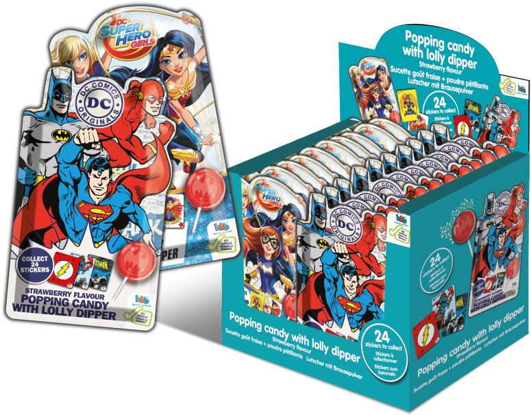 Dc Comics & Dc Superhero Girls Popping Candy - Jose Luis Garcia Lopez Superman (800x693)