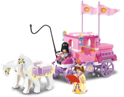 Carruaje Real Girls Dream Sluban - Sluban Building Blocks Girls Dream Series Royal Carriage (500x343)