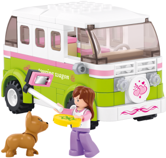 Sluban Camper M38-b0523 - Sluban Dream Girls Wagon (500x343)