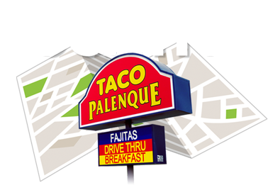 Tacos Clipart Transparent - Map (500x260)