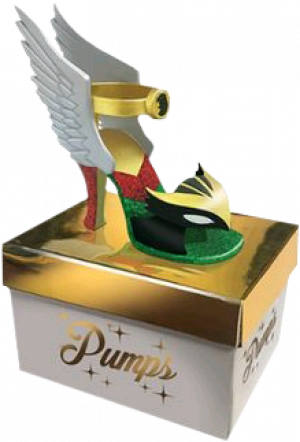 Pumps Shoebox Collection Blind Box Vinyl Figure - Dc Comics - Pumps Blind Box (300x442)