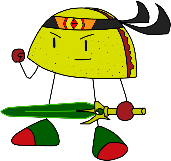 Taco Hero By Krisfiredrakox01 - Taco Hero By Krisfiredrakox01 (625x833)
