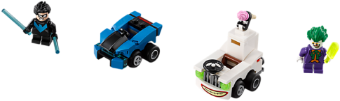 Lego 76092 Dc Comics Super Heroes Mighty Micros Nightwing - Lego Dc Mighty Micros Nightwing Vs The Joker (500x375)