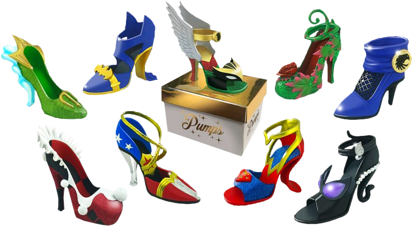 Pumps Shoebox Collection Blind Box Vinyl Figure - Dc Comics Mini Pumps (900x540)