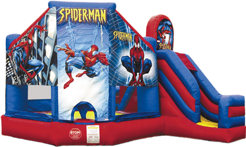 Spiderman Inflatable Bounce House - Spiderman Inflatable Bounce House (511x325)