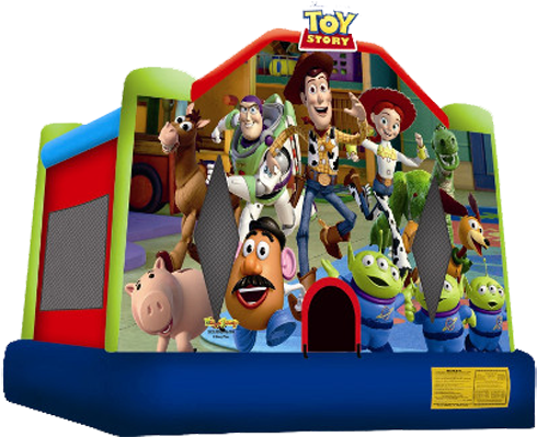 Toy Story - Bouncy Castle Toy Story (600x423)