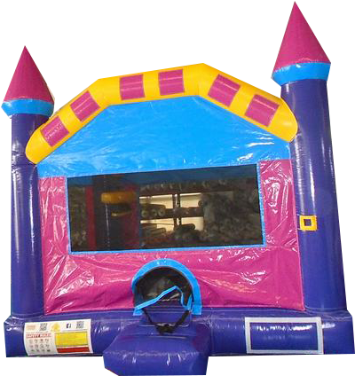 205party Pick Up Your Party Girls World Bounce House - Castle (427x428)