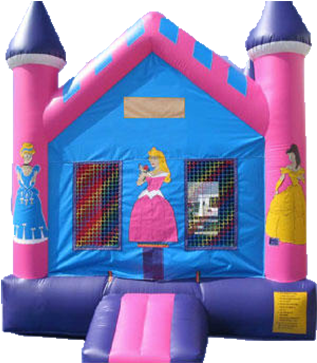 13 X 13 Princess Bouncy Castle - Castle (400x400)