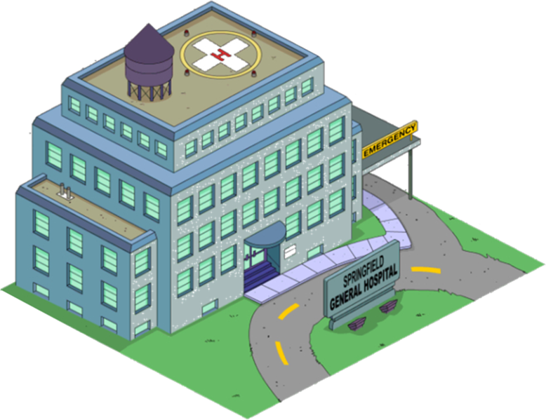 778px-springfield General Hospital Tapped Out - Hospital De Los Simpson (778x599)