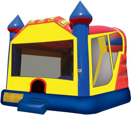 Castle Bounce House Combo - Bounce House With Slide Inside (415x415)