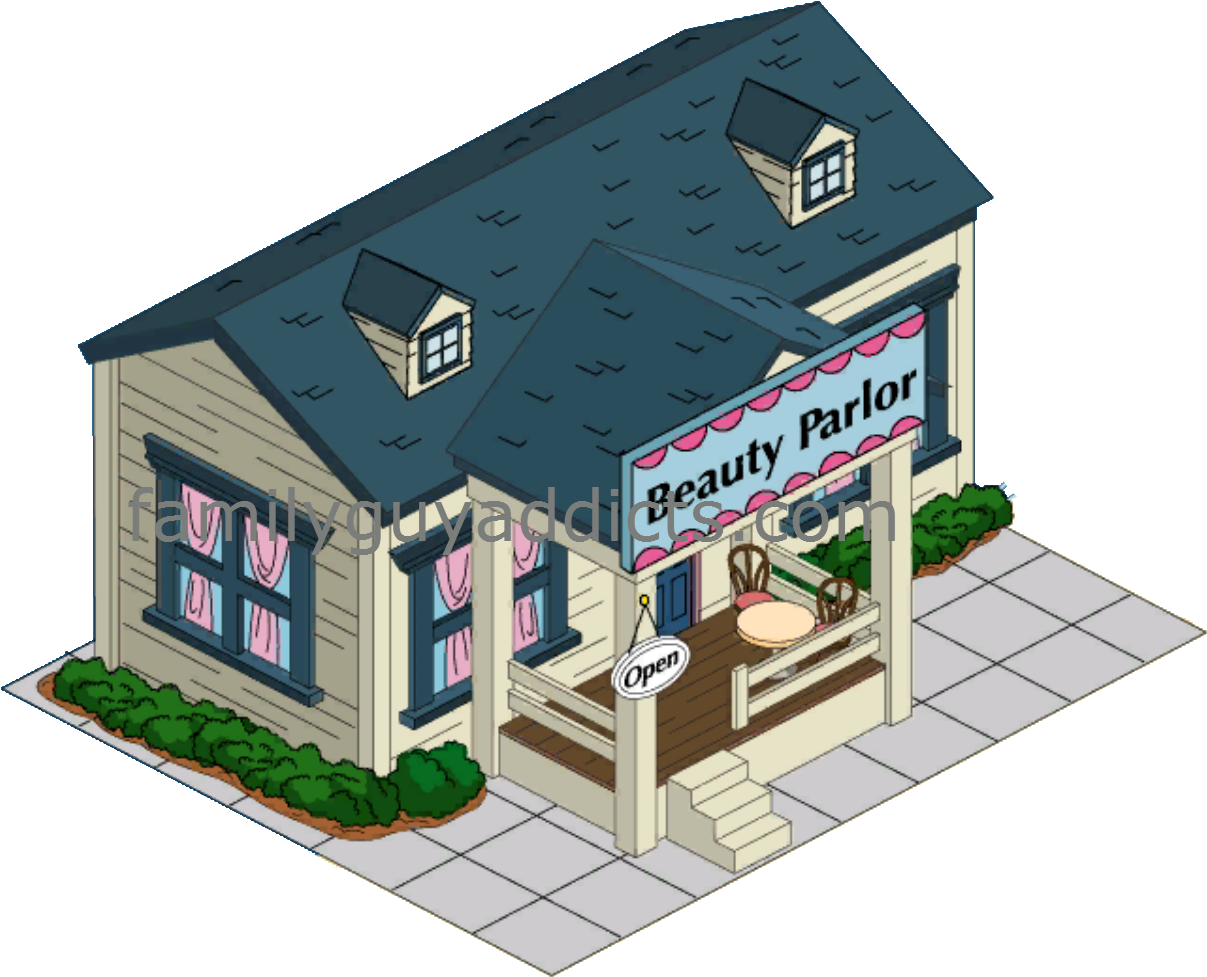 Mob Wife Beauty Parlor - House (1237x990)