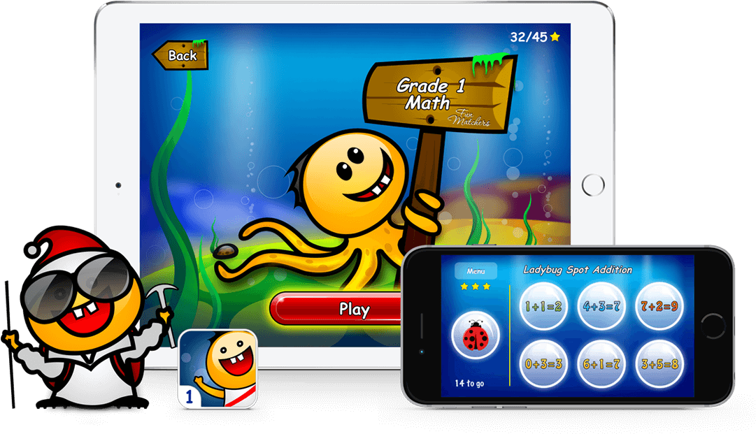 Fun Matchers Introduces Early Math, English, General - Smiley (1088x632)