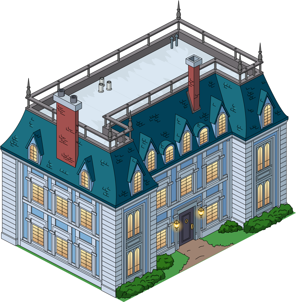 Fg Building Cinderellashouse - Family Guy Pewterschmidt Mansion (1489x1256)