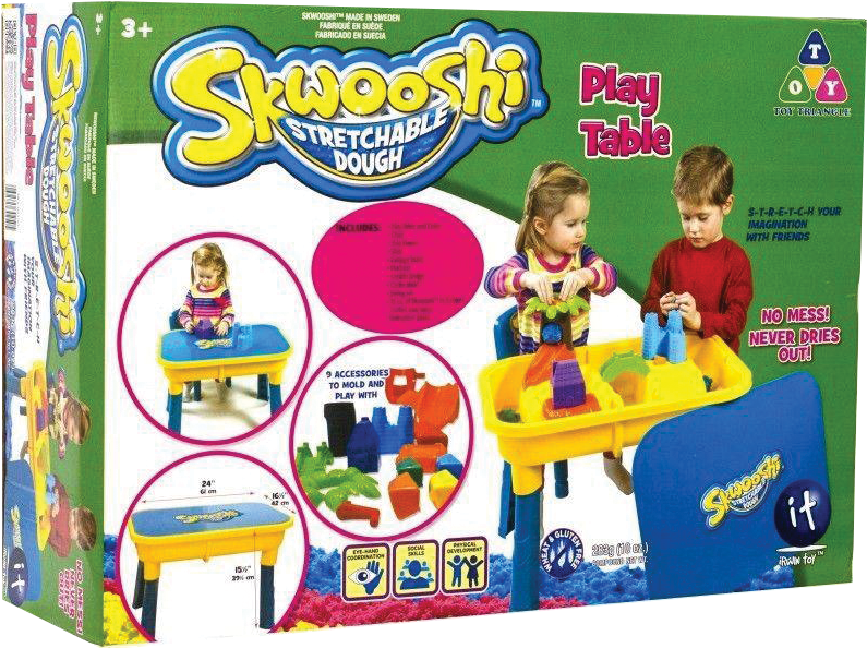 Skwooshi Play Table - Mookie Skwooshi Burger And Ice Cream Set (1000x1000)