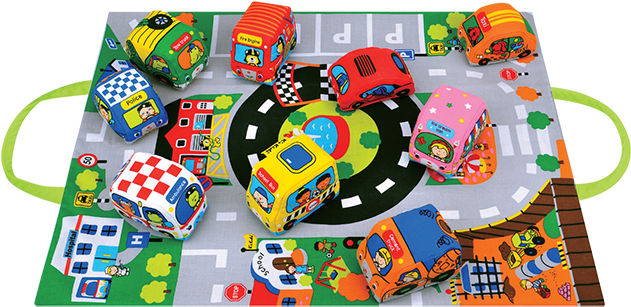 Take Along Play Set - K's Kids K Kids Cars In Town (700x700)