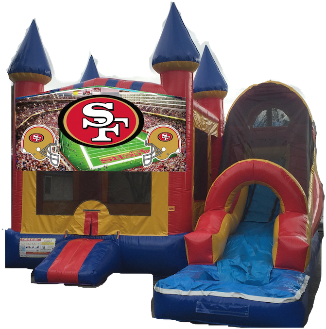 Combo Castle Super Big Front Sf 49ers $200 - Water Slide (1024x768)