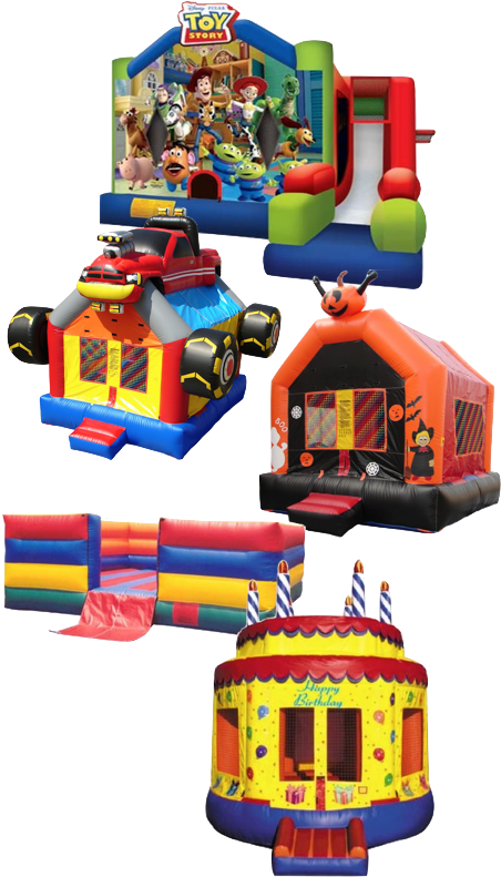 Indoor Funhouse Bounce Houses, Dora Bounce House, Birthday - Dora The Explorer (500x843)