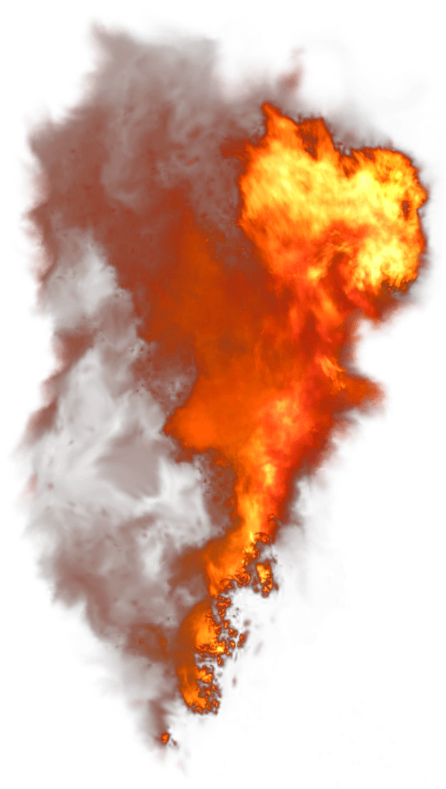 Smoke Fire Png Transparent Image - Fire And Smoke Transparent (711x1225)