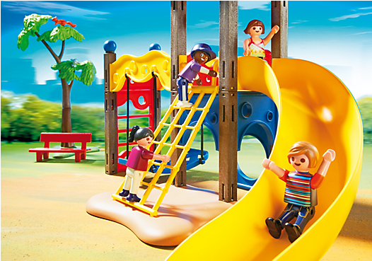 Playmobil - Playground - Playmobil - Playground - Playmobil Figure 5612 Parque De Juegos Edición Usa (800x800)