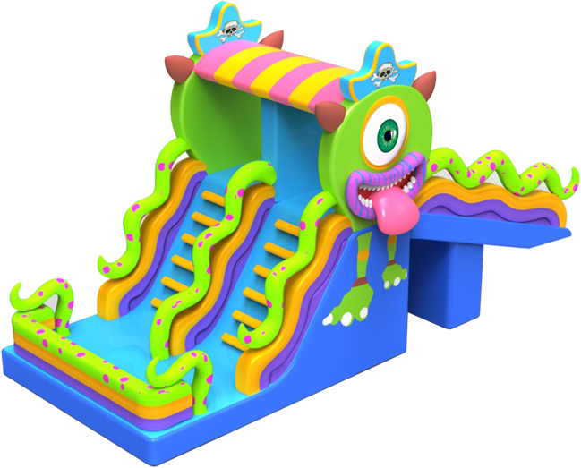 Playground Slide Water Park - Amusement Park (649x523)