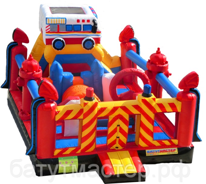 Надувной Батут "пожарная Площадка" 6*4*4 М - Inflatable (700x700)