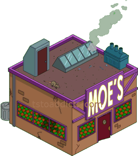 Muscular Marge Beat Up Mugger Brawl At Moe's - Simpson Springfield (484x541)