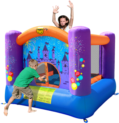 Happy Hop - Bouncy Castles - Firework Bouncer (600x450)