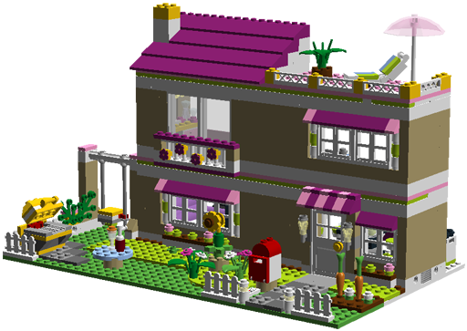 3315 Olivias House - Lego Friends Olivia's House Set (512x363)