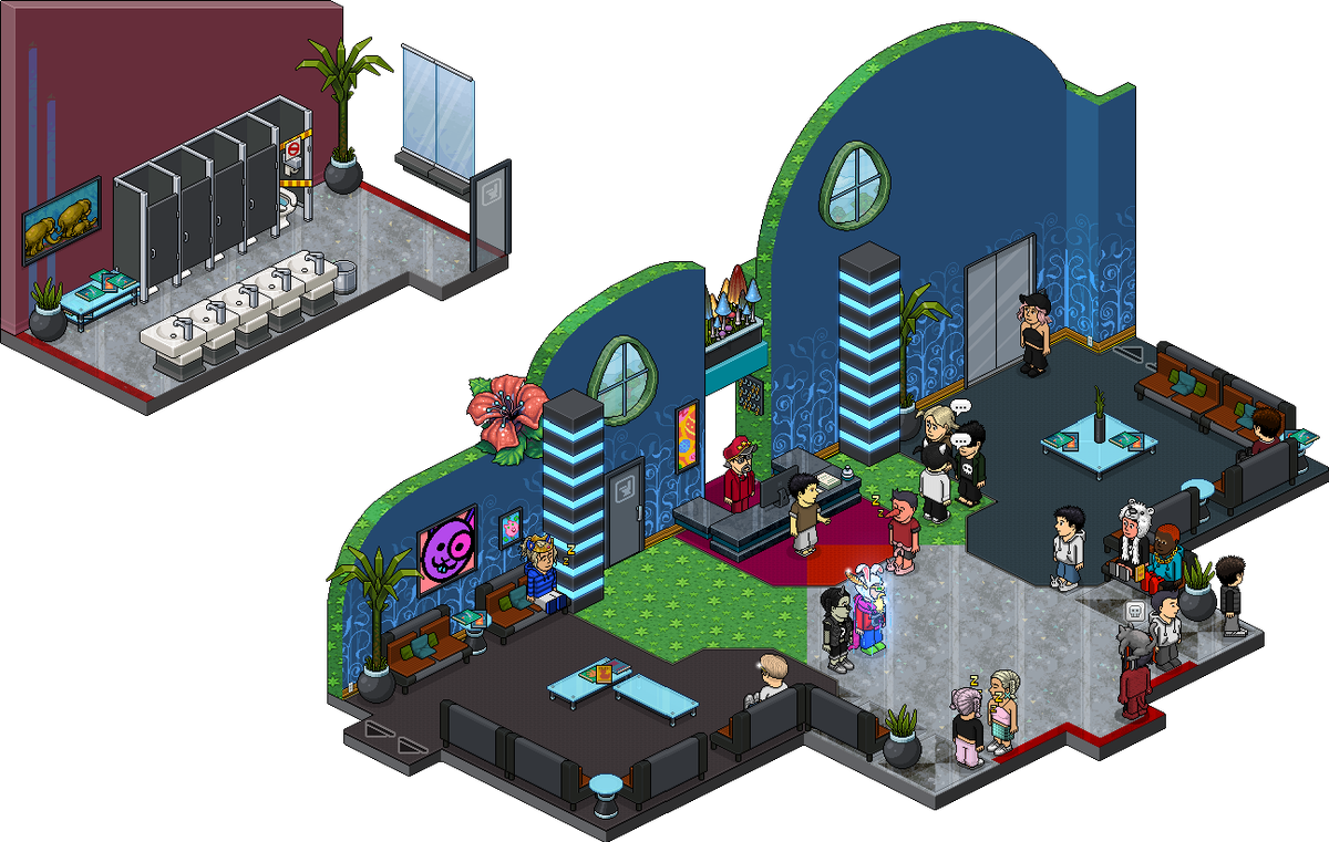 Habbo Mall On Twitter - Habbo Welcome Lounge (1200x761)
