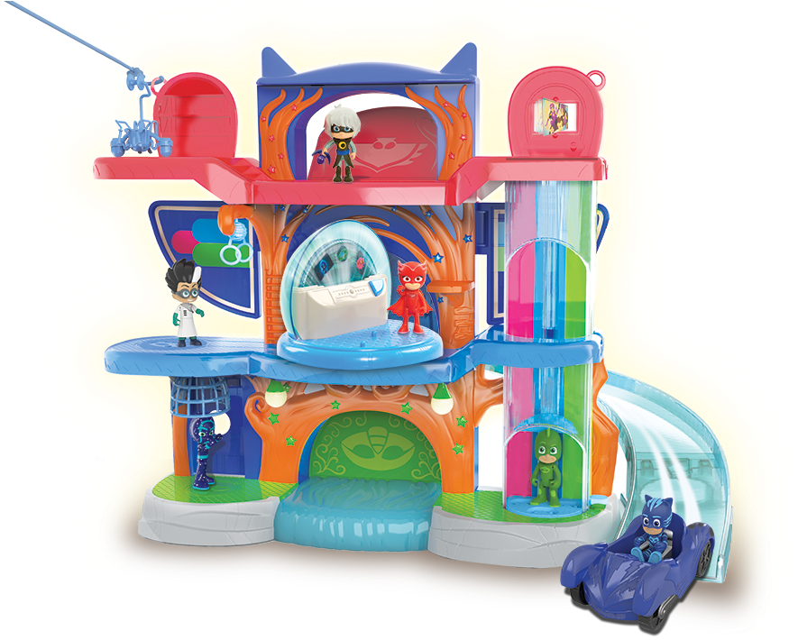 Just Play Pj Masks Headquarters Playset - Just Play Pj Masks Headquarter Playset (898x752)