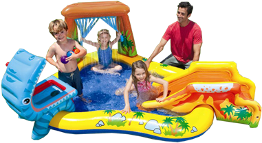 Vannlekesenter Med - Intex Dinosaur Play Centre (571x313)