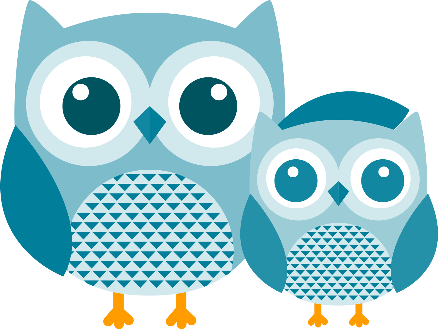 Owl Bird Cartoon Silhouette - Cartoon Cute Owl Drawing (1516x1264)