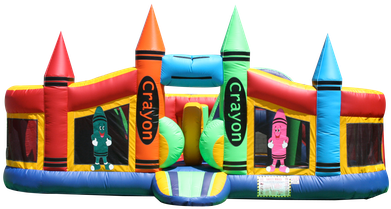 Toddler Bounce Castles - Crayola Bouncy Castle (450x300)