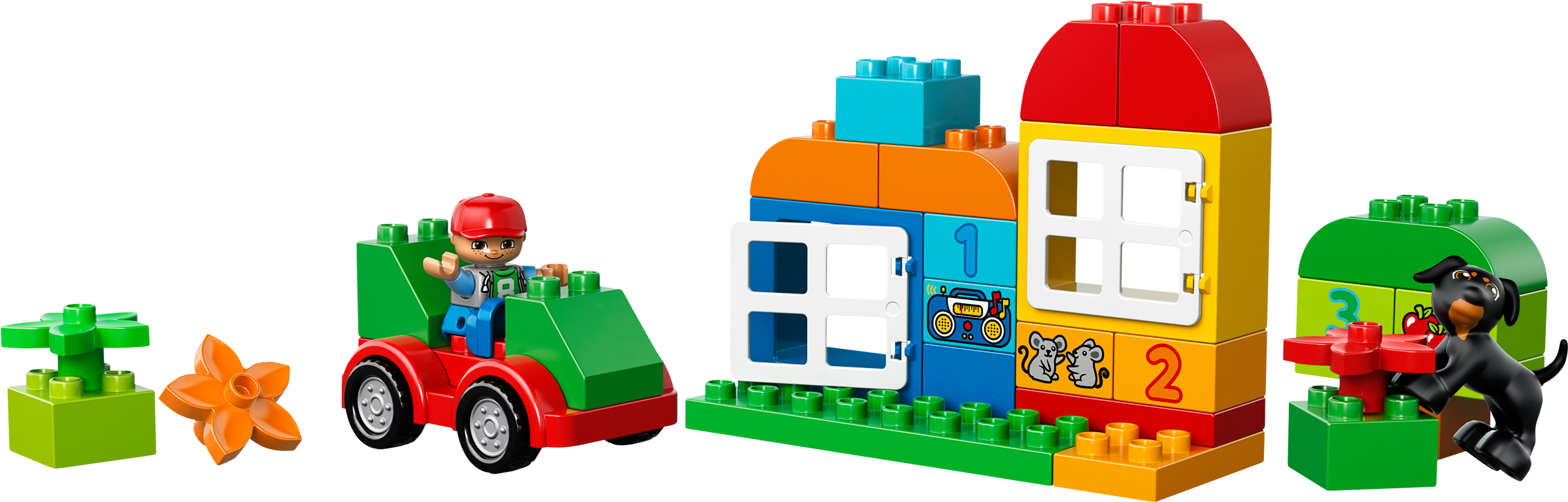 Lego® Duplo® All In One Box Of Fun - Lego 10572 Duplo All-in-one-box-of-fun (2400x1800)