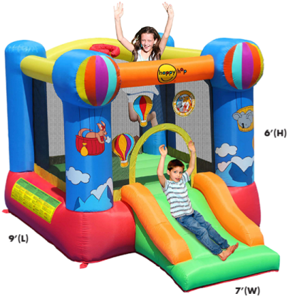 Jumping Castle Of Hoop Bouncer & Slide (600x450)