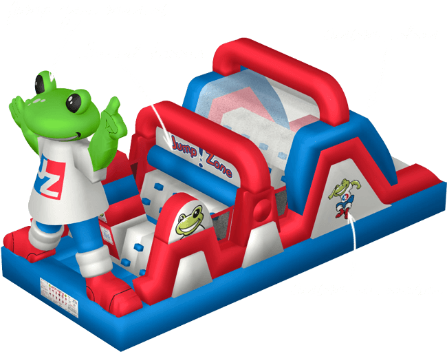 Daryl Dollinger - Red White And Blue Inflatables Jump Zone (676x650)